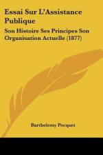 Essai Sur L'Assistance Publique af Barthelemy Pocquet
