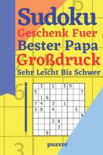 Sudoku Geschenk Fuer Bester Papa Großdruck Sehr Leicht Bis Schwer