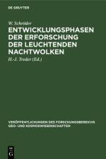 Entwicklungsphasen der Erforschung der leuchtenden Nachtwolken af Schroder W. Schroder