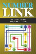 Number Link: 250 Challenging Logic Puzzles 7x7 af Mindful Puzzle Books