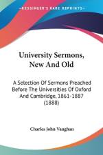 University Sermons, New And Old af Charles John Vaughan