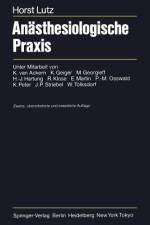 Anästhesiologische Praxis af H. Lutz