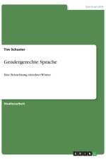 Gendergerechte Sprache af Tim Schuster