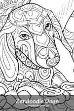 Zendoodle Dogs Coloring Book for Grown-Ups 1 af Nick Snels