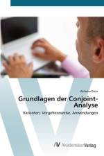 Grundlagen der Conjoint-Analyse af Wilhelm Dietz