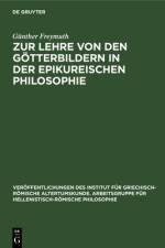 Zur Lehre von den Gotterbildern in der epikureischen Philosophie af Freymuth Gunther Freymuth