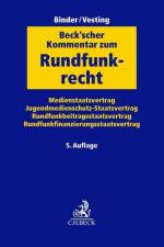 Beck'scher Kommentar zum Rundfunkrecht af Reinhart Binder