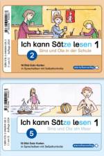 Ich kann Sätze lesen - In Silbenschreibweise - 90 Bild-Satz-Karten mit Selbstkontrolle af Katrin Langhans
