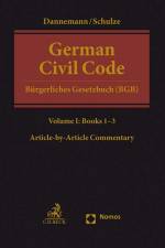 German Civil Code Volume I af Gerhard Dannemann