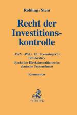 Recht der Investitionskontrolle af Frank Röhling