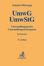 Umwandlungsgesetz, Umwandlungssteuergesetz af Joachim Schmitt