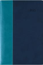 Buchkalender Premium Water türkis-blau 2025 - Büro-Kalender A5 - Cheftimer - 1 Tag 1 Seite - 416 Seiten - Tucson-Einband - Zettler af Zettler