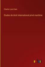 Etudes de droit international privé maritime af Charles Lyon-Caen