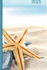 Ladytimer Slim Sea Star 2025 - Taschen-Kalender 9x15,6 cm - Seestern - Weekly - 128 Seiten - Notiz-Buch - Alpha Edition af Alpha Edition