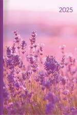 Lady Journal Lavender 2025 - Blume - Taschenkalender A6 - Weekly - 192 Seiten - Notiz-Buch - Termin-Planer - Alpha Edition af Alpha Edition