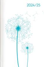 Campustimer Blowballs - A5 Semester-Planer - Studenten-Kalender 2024/2025 - Notiz-Buch - Pusteblume - Weekly - Alpha Edition af Alpha Edition