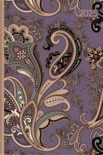Lady Journal Paisley 2025 - Taschenkalender A6 (10,7x15,2 cm) - Weekly - 192 Seiten - Notiz-Buch - Termin-Planer - Alpha Edition af Alpha Edition