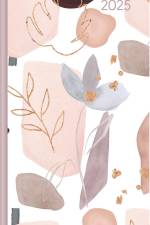 Ladytimer Slim Pastel Harmony 2025 - Taschen-Kalender 9x15,6 cm - Muster - Weekly - 128 Seiten - Notiz-Buch - Alpha Edition af Alpha Edition