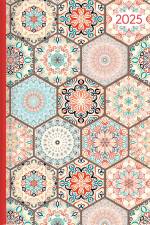 Ladytimer Oriental Pattern 2025 - Taschenkalender A6 (10,7x15,2 cm) - Weekly - 192 Seiten - Notiz-Buch - Termin-Planer - Alpha Edition af Alpha Edition