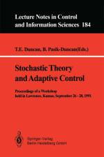 Stochastic Theory and Adaptive Control af T. E. Duncan