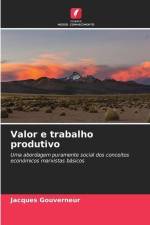 Valor e trabalho produtivo af Jacques Gouverneur