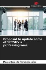 Proposal to update some of SETSUV's professiograms af Marco Gerardo Méndez Jácome