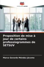 Proposition de mise à jour de certains professiogrammes de SETSUV af Marco Gerardo Méndez Jácome