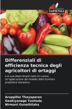Differenziali di efficienza tecnica degli agricoltori di ortaggi af Aruppillai Thayaparan