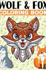 Wolf & Fox Coloring Book: For Adults of Mandala Style Designs for Stress Relief, Relaxation and Boost Creativity af Levi T
