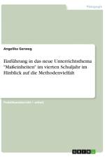 Einführung in das neue Unterrichtsthema 