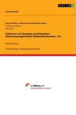 Entfernen von Kerngrat am Einlasskern (Unterweisungsentwurf Gießereimechaniker, -in) af Florian Koschik