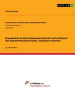 Grundrechte im Herrenchiemseer Entwurf und im Entwurf des Parlamentarischen Rates. Verpasste Chancen? af Tobias Schröter