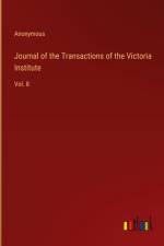Journal of the Transactions of the Victoria Institute af Anonymous