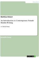 An Introduction to Contemporary Female Muslim Writing af Matthias Dickert