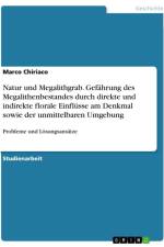 Natur und Megalithgrab. Gefährung des Megalithenbestandes durch direkte und indirekte florale Einflüsse am Denkmal sowie der unmittelbaren Umgebung af Marco Chiriaco