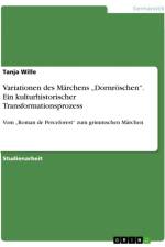 Variationen des Märchens ¿Dornröschen¿. Ein kulturhistorischer Transformationsprozess af Tanja Wille