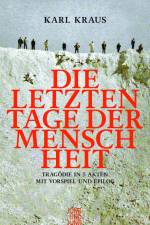 Die letzten Tage der Menschheit af Karl Kraus