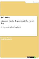 Minimum Capital Requirements for Market Risk af Mark Matern