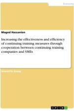 Increasing the effectiveness and efficiency of continuing training measures through cooperation between continuing training companies and SMEs af Maged Hassanien