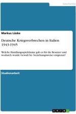 Deutsche Kriegsverbrechen in Italien 1943-1945 af Markus Lüske