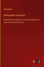 Bibliographie céramique