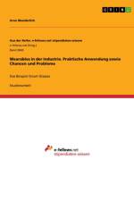 Wearables in der Industrie. Praktische Anwendung sowie Chancen und Probleme af Arno Wunderlich