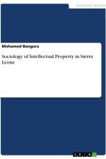 Sociology of Intellectual Property in Sierra Leone af Mohamed Bangura