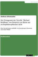 Der Protagonist der Novelle 
