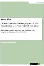 Charakterisierung der Hauptfiguren in 