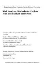 Risk Analysis Methods for Nuclear War and Nuclear Terrorism af National Academies Of Sciences Engineeri