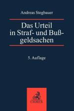 Das Urteil in Straf- und Bußgeldsachen af Bernd Rösch