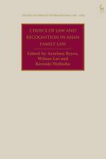 Choice of Law and Recognition in Asian Family Law af Anselmo Reyes