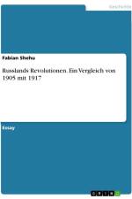Russlands Revolutionen. Ein Vergleich von 1905 mit 1917 af Fabian Shehu