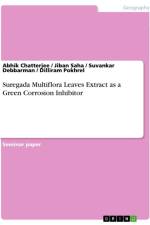 Suregada Multiflora Leaves Extract as a Green Corrosion Inhibitor af Abhik Chatterjee